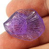 10.75 Ct. Fish Carving Natural Violet Amethyst Gem Unheated 10.75 Ct. Fish Carving Natural Violet Amethyst Gem Unheated