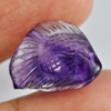 9.79 Ct. Attractive Fish Carving Natural Gem Violet Amethyst Brazil 9.79 Ct. Attractive Fish Carving Natural Gem Violet Amethyst Brazil