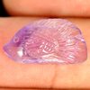 Unheated 5.95 Ct. Fish Carving Natural Gem Violet Amethyst Brazil Unheated 5.95 Ct. Fish Carving Natural Gem Violet Amethyst Brazil