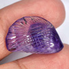11.61 Ct. Fish Carving Natural Gemstone Violet Amethyst Unheated