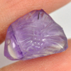Violet Amethyst 5.49 Ct. Fish Carving 14.7 x 10.6 Mm Natural Gem Unheated Brazil Violet Amethyst 5.49 Ct. Fish Carving 14.7 x 10.6 Mm Natural Gem Unheated Brazil