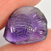 Delightful Gem 7.03 Ct. Fish Carving Natural Violet Amethyst Brazil Delightful Gem 7.03 Ct. Fish Carving Natural Violet Amethyst Brazil