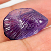 11.73 Ct. Good Fish Carving Natural Gem Violet Amethyst Brazil
