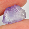 6.21 Ct. Beauteous Fish Carving Natural Gem Violet Amethyst Brazil
