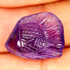 10.09 Ct. Fish Carving Natural Gem Violet Amethyst From Brazil