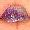 3.40 Ct. Fish Carving Natural Gem Violet Amethyst Unheated