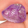 5.84 Ct. Charming Fish Carving Natural Gem Violet Amethyst Brazil