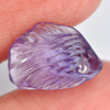 3.57 Ct. Good Fish Carving Natural Gem Violet Amethyst Unheated