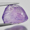 Purple Amethyst Fish Carving 3.98 Ct. Unheated Natural Gemstone From Brazil
