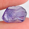 Unheated 3.01 Ct. Nice Fish Carving Natural Gem Violet Amethyst Brazil