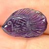 Purple Amethyst Fish Carving 6.00 Ct. Natural Gemstone From Brazil