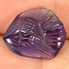 5.50 Ct. Good Fish Carving Natural Gem Violet Amethyst Brazil