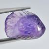 4.29 Ct. Alluring Fish Carving Natural Gem Violet Amethyst From Brazil