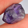 Unheated 3.34 Ct. Fish Carving Natural Gem Violet Amethyst Brazil
