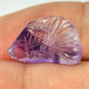 Good Color 5.02 Ct. Fish Carving Natural Gem Violet Amethyst Brazil