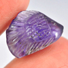5.17 Ct. Beautiful Fish Carving Natural Gem Violet Amethyst Unheated
