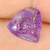 Purple Amethyst Fish Carving 3.53 Ct. Natural Gemstone Unheated