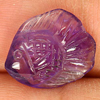 3.15 Ct. Attractive Fish Carving Natural Gem Violet Amethyst Brazil