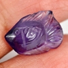 3.41 Ct. Alluring Fish Carving Natural Gem Violet Amethyst Brazil