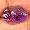 Natural Gem 3.74 Ct. Good Fish Carving Violet Amethyst Unheated