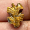 4.71 Ct. Nice Color Carving Leaves Natural Golden Tiger Eye