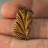 11.52 Ct. Charming Color Carving Leaves Natural Golden Tiger Eye