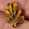 6.41 Ct. Good Color Carving Leaves Natural Golden Tiger Eye