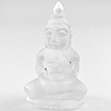 White Quartz 51.33 Ct. Buddha Carving 38 x 21 x 16 Mm. Natural From Thailand