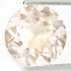 Peach Morganite 3.30 Ct. VS Round 10.2 Mm. Natural Unheated Gemstone Brazil