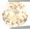 Peach Morganite 3.53 Ct. Round Shape 10.2 Mm. Natural Gemstone Unheated Brazil