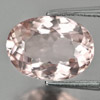 Peach Pink Morganite 3.61 Ct.  Clean Oval 11.6 x 8.6 Mm. Natural Gem Unheated