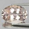 Peach Pink Morganite 5.72 Ct. Oval Shape 14.2 x 10.2 x 7.2 Mm. Natural Gemstone