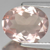 Peach Pink Morganite 2.81 Ct. Oval Shape 11.2 x 9 x 4.7 Mm. Natural Gemstone
