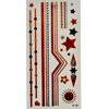 6.05 G. Beauty Sticker Selfie Temporary Tattoo Sun and Star
