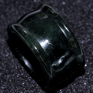 56.43 Ct. Good Natural White Green Ring Jade Thailand