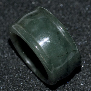 49.51 Ct. Good Natural White Green Ring Jade From Thailand