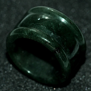 55.06 Ct Nice Natural Green Ring Jade Unheated Thailand
