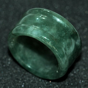 52.15 Ct Nice Natural Green Ring Jade From Thailand Unheated