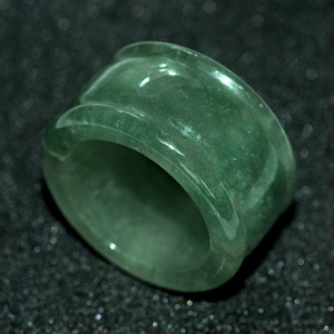 63.82 Ct Nice Natural Green Ring Jade Unheated Thailand