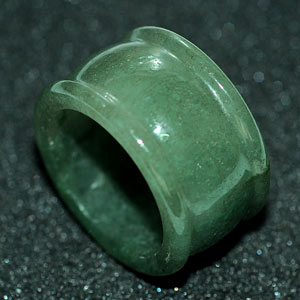 53.64 Ct Nice Natural Green Ring Jade Thailand Unheated