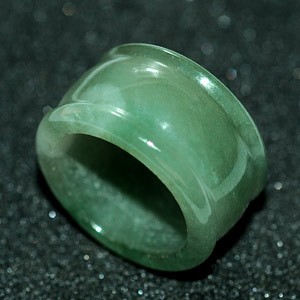 55.11 Ct. Nice Natural Green Ring Jade Unheated Thailand