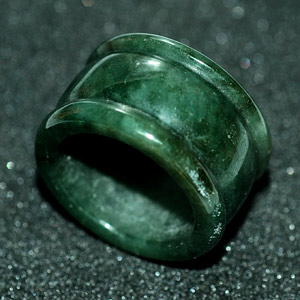 65.03 Ct. Nice Natural Green Ring Jade From Thailand Unheated