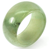 Green Jade Ring Size 9 Round Cabochon 29.19 Ct. Natural Gemstone Unheated