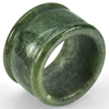 55.71 Ct. Green Jade Ring Size 9.5 Natural Gemstone Unheated