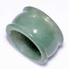 53.75 Ct. Good Natural White Green Ring Jade Size 9.5 Thailand Unheated
