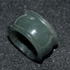 55.43 Ct. Beautiful Natural White Green Ring Jade Thailand Unheated
