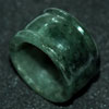 Unheated  63.77 Ct. Beautiful Natural Green Ring Jade Size 10 Thailand