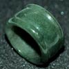 Unheated 53.85 Ct. Natural Green Ring Jade Size 10
