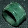 Unheated 62.09 Ct. Natural Green Ring Jade Size 10 Thailand