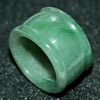 Unheated 53.13 Ct. Alluring Natural Green Ring Jade Size 9.5 Thailand